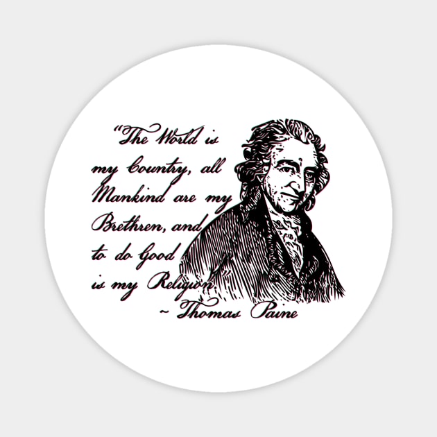 The World is my Country Magnet by Doc Multiverse Designs